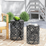 Outdoor Metal Modern Design End Table - R&R Furniture Gallery (Fountain Valley, CA)