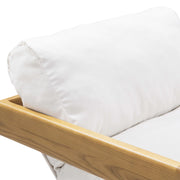 Palma - Upcycled Fabric Accent Chair - Cream - R&R Furniture Gallery (Fountain Valley, CA)