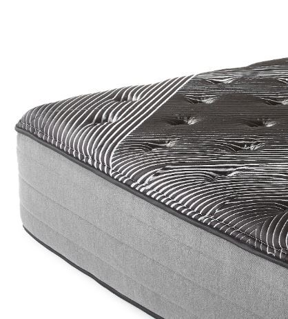 MD Mattress Pure Ice 14-inch plush quilted hybrid mattress with soft top and supportive base, designed for comfort and durability.