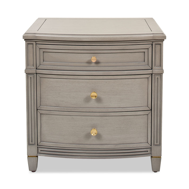 Dauphin - 3 Drawer Accent End Table - R&R Furniture Gallery (Fountain Valley, CA)