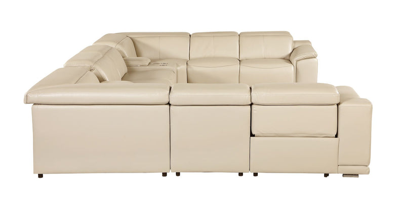 9762 - 10-Piece U Shaped Sectional Sofa With 4 Power Recliners