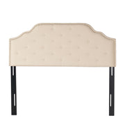 Luella - Button Tufted Upholstered Headboard - R&R Furniture Gallery (Fountain Valley, CA)