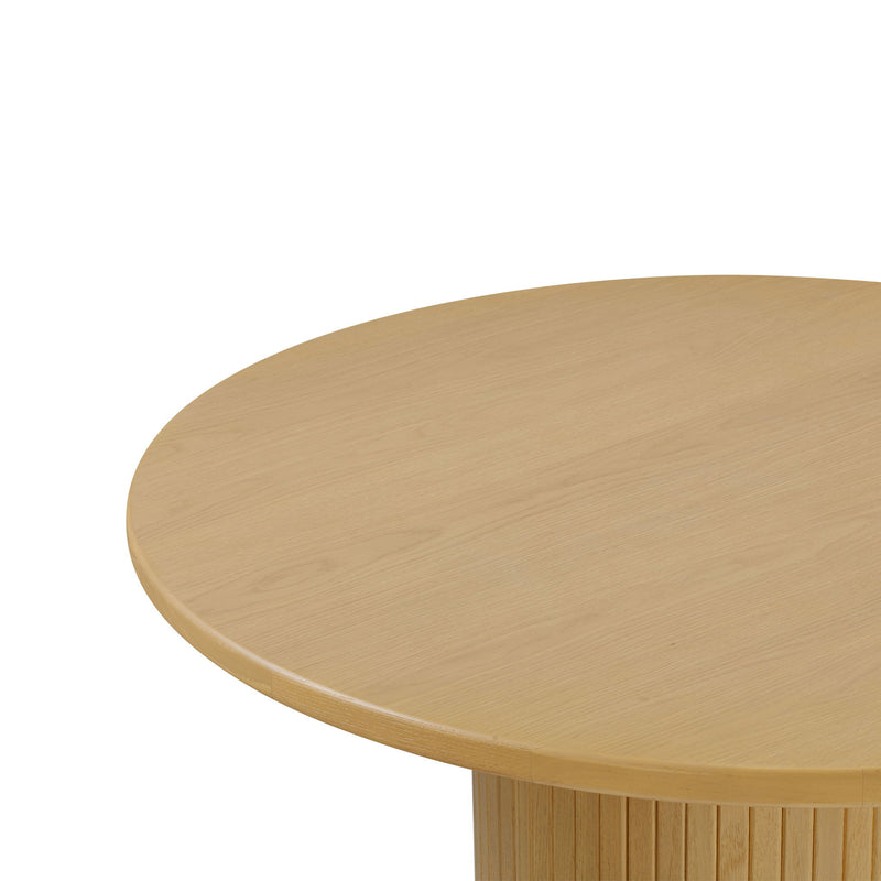 Chelsea - Ash Wood Round Dining Table - R&R Furniture Gallery (Fountain Valley, CA)