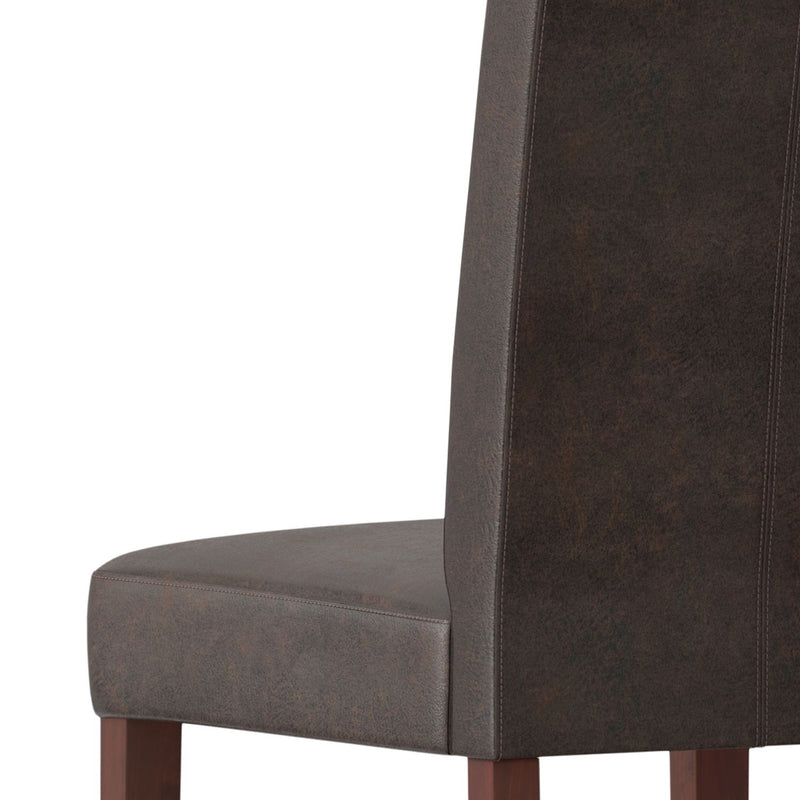Acadian - Upholstered Parson Dining Chair (Set of 2) - R&R Furniture Gallery (Fountain Valley, CA)