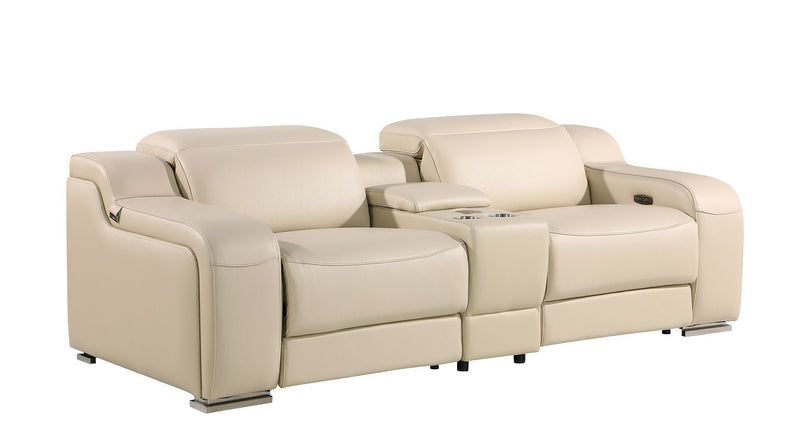 1116 - 7-Piece Modular Power Reclining Sofa, Loveseat & Chair Set In With 6 Power Recliners & Power Headrests