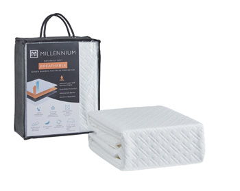 Basic Protector - Queen Mattress Protector (Set of 4) - White - R&R Furniture Gallery (Fountain Valley, CA)