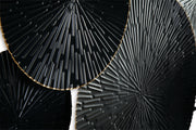 Rhetlen - Wall Decor - Black / Gold Finish - R&R Furniture Gallery (Fountain Valley, CA)