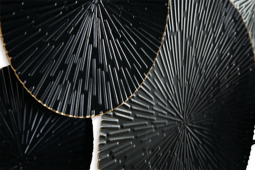 Rhetlen - Wall Decor - Black / Gold Finish - R&R Furniture Gallery (Fountain Valley, CA)