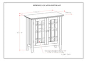 Bedford - Storage Media Cabinet - R&R Furniture Gallery (Fountain Valley, CA)