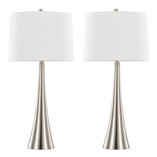 Lumi Source Diana contemporary table lamp set with sleek modern design, perfect for living room or bedroom décor.