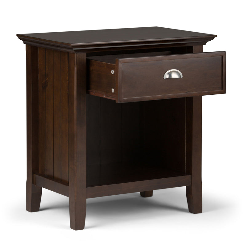 Acadian - Bedside Table, Handcrafted - R&R Furniture Gallery (Fountain Valley, CA)