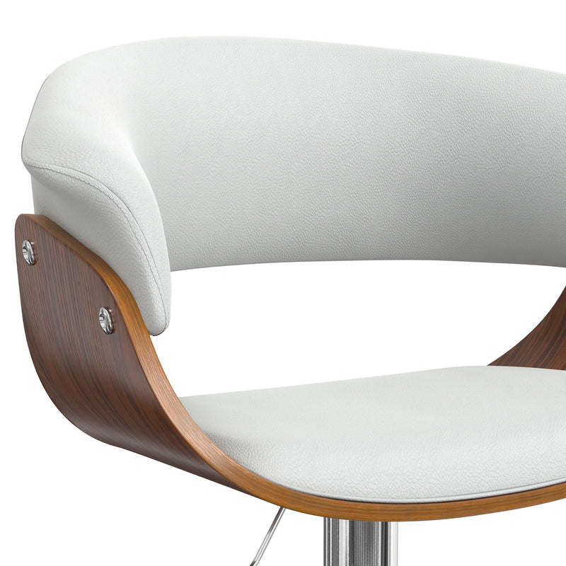 Sheldon - Upholstered Adjustable Swivel Bar Stool - R&R Furniture Gallery (Fountain Valley, CA)