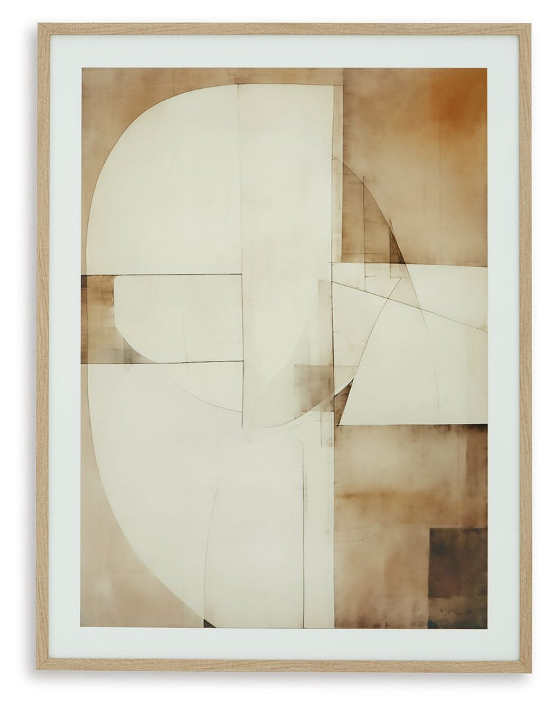 Corlain - Wall Art - Brown / Tan / White - R&R Furniture Gallery (Fountain Valley, CA)