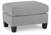 Adlai - Ottoman - Shadow - R&R Furniture Gallery (Fountain Valley, CA)