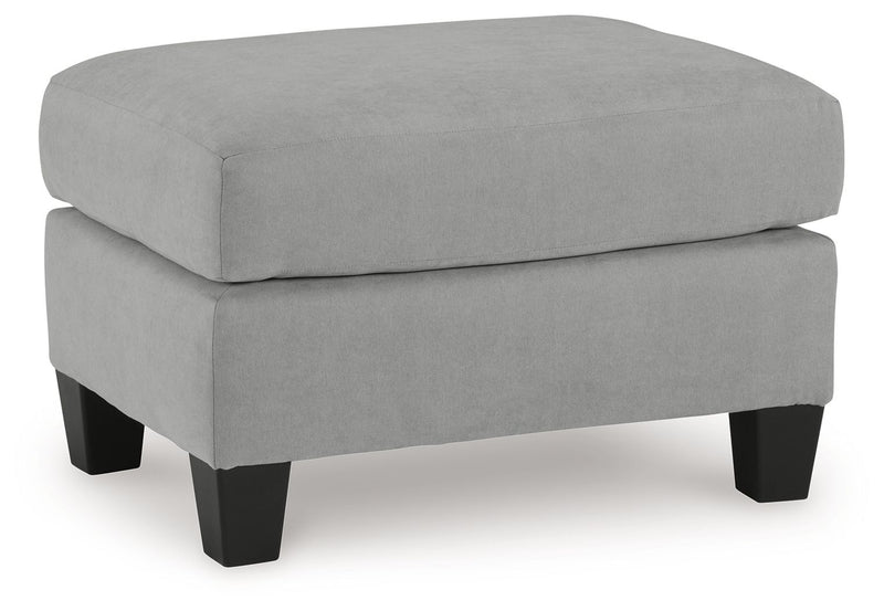 Adlai - Ottoman - Shadow - R&R Furniture Gallery (Fountain Valley, CA)