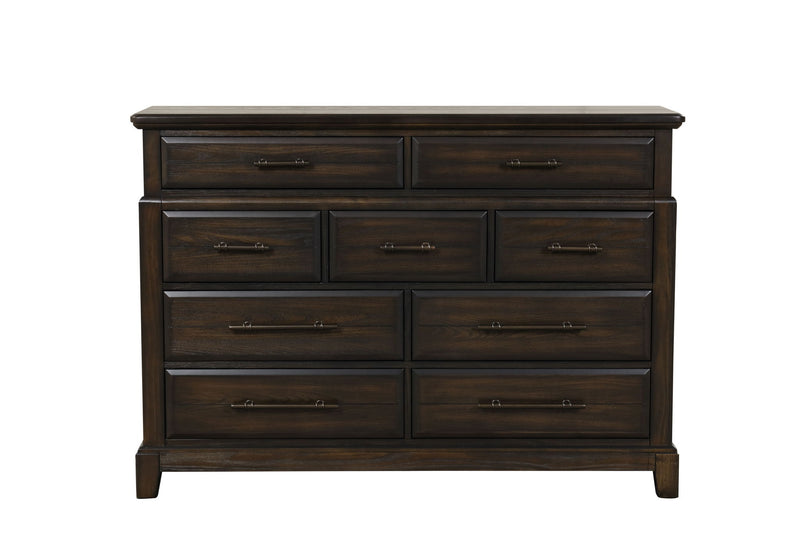 9 Drawer Dresser - Mahogany - R&R Furniture Gallery (Fountain Valley, CA)