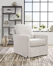 Nenana Next-Gen Nuvella - Swivel Glider Accent Chair - R&R Furniture Gallery (Fountain Valley, CA)