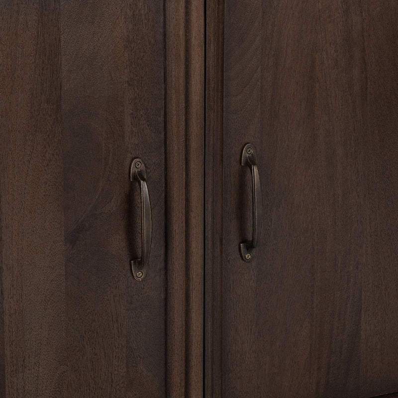 Brookside - 4 Door Cabinet - Cocoa Brown - R&R Furniture Gallery (Fountain Valley, CA)