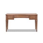Brown Jennifer Taylor Home Dauphin 3 Drawer Executive Desk with sleek design and spacious surface for office workspace.