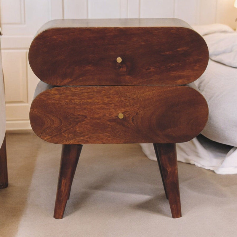 Bubble Nightstand - Brown - R&R Furniture Gallery (Fountain Valley, CA)