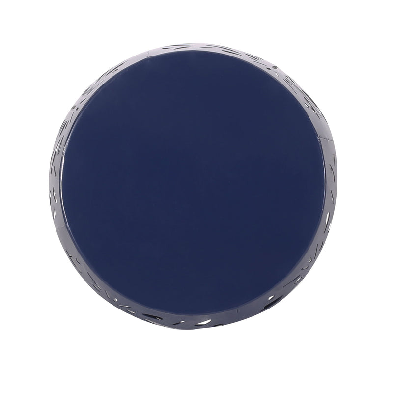 Modern design metal end table by Noble House featuring a large, sleek surface and minimalist style.