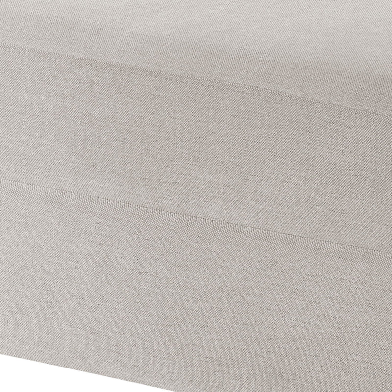 Candor - Ottoman Upholstered Footrest - Beige / Gray - R&R Furniture Gallery (Fountain Valley, CA)