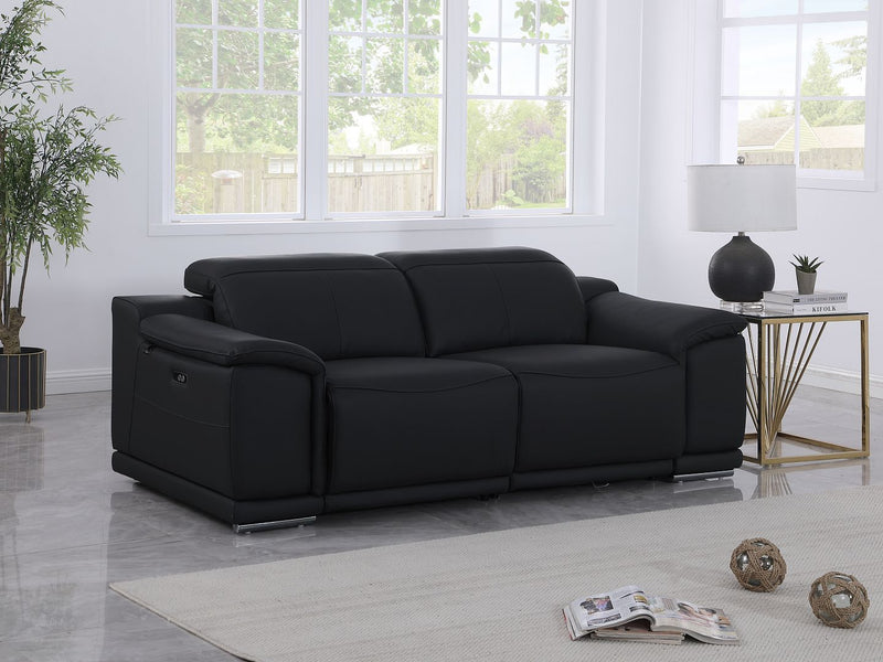 9762 - 2-Piece Modular Power Reclining Console With 2 Power Recliners In - R&R Furniture Gallery (Fountain Valley, CA)
