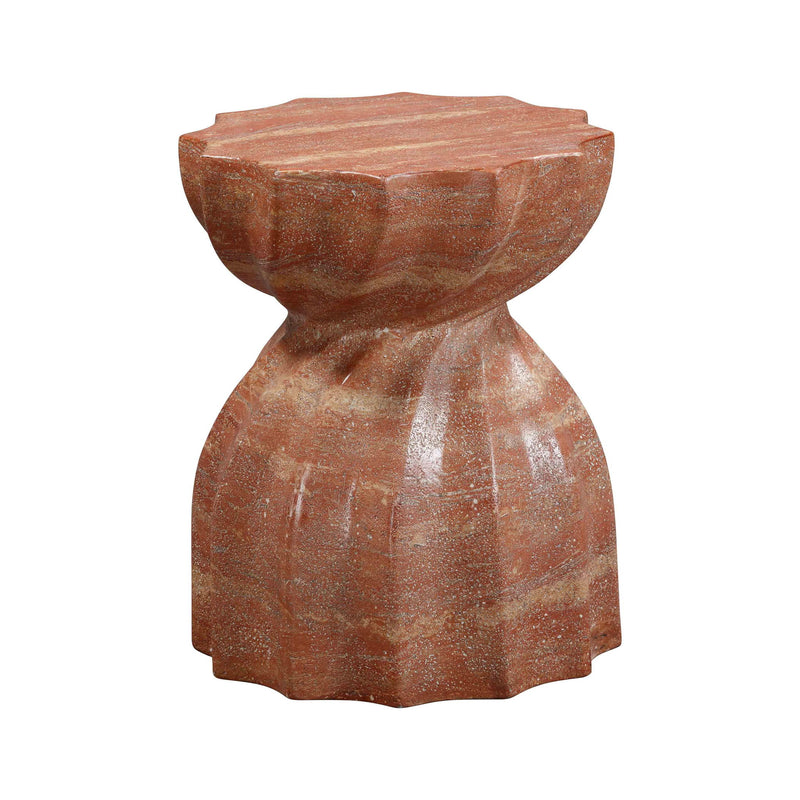 Turin - Faux Marble Indoor / Outdoor Concrete Stool - R&R Furniture Gallery (Fountain Valley, CA)