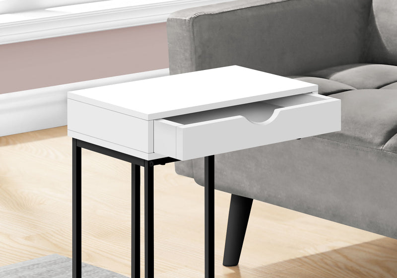 Accent Table, C - Shaped Contemporary & Modern Versatile Design - R&R Furniture Gallery (Fountain Valley, CA)