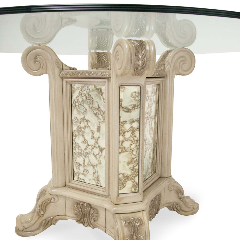 Platine de Royale - Round Dining Table - Champagne - R&R Furniture Gallery (Fountain Valley, CA)