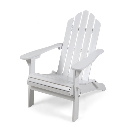 Aurascape - Outdoor Acacia Wood Foldable Adirondack Chair - R&R Furniture Gallery (Fountain Valley, CA)