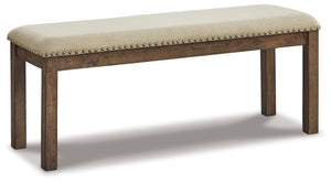 Moriville - Upholstered Bench - Beige - R&R Furniture Gallery (Fountain Valley, CA)