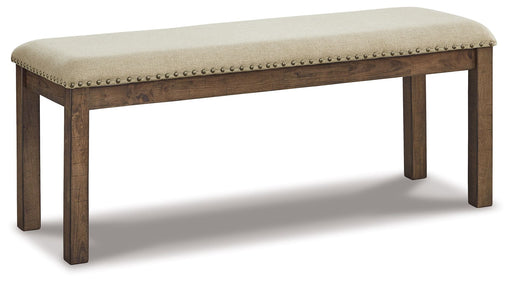 Moriville - Upholstered Bench - Beige - R&R Furniture Gallery (Fountain Valley, CA)