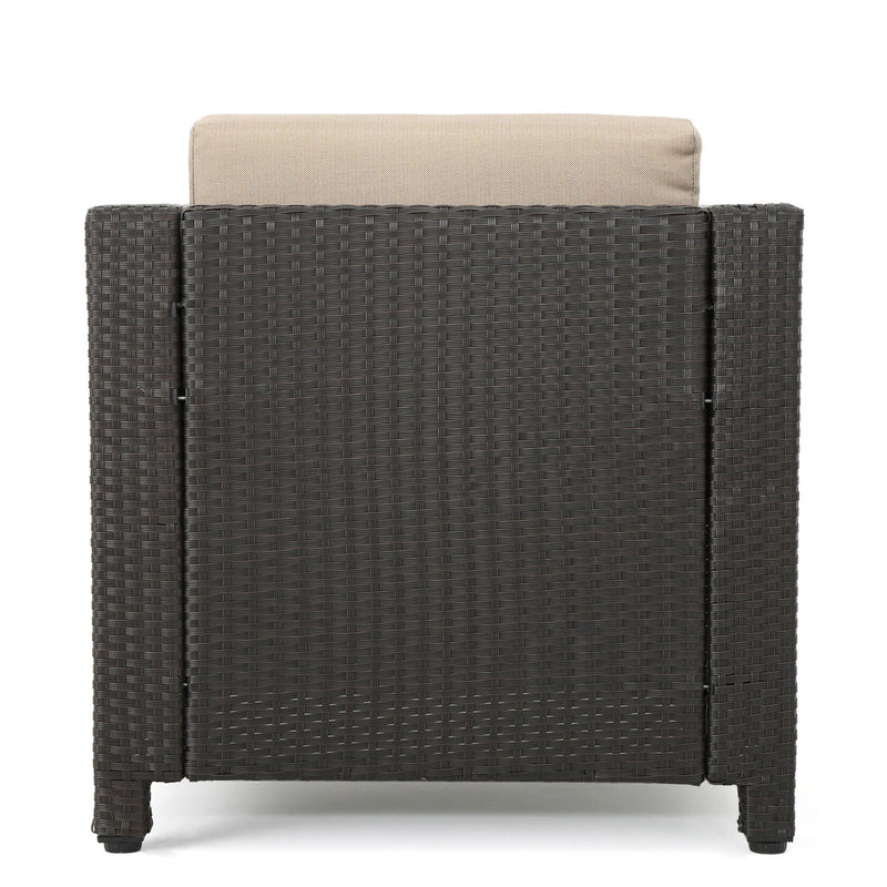 Stylish Outdoor Club Chair With Weather Resistant Cushions - R&R Furniture Gallery (Fountain Valley, CA)
