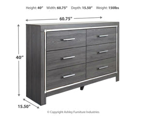 Lodanna - Dresser, Mirror - R&R Furniture Gallery (Fountain Valley, CA)