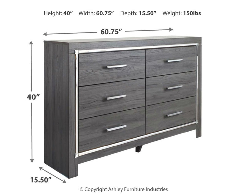 Lodanna - Dresser, Mirror - R&R Furniture Gallery (Fountain Valley, CA)