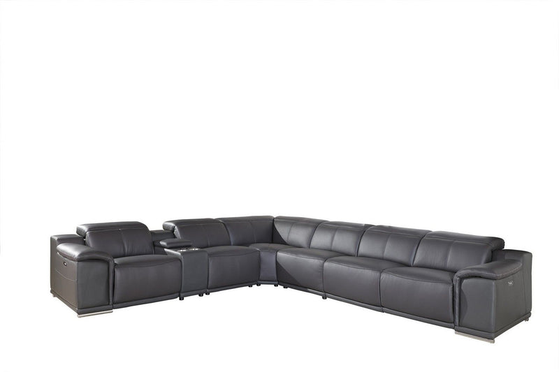 9762 - Power Reclining Sectional - R&R Furniture Gallery (Fountain Valley, CA)