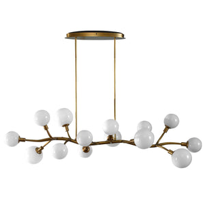 Meandering - 14 Light Pendant