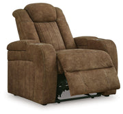 Wolfridge - Power Recliner/Adj Headrest - Brindle - R&R Furniture Gallery (Fountain Valley, CA)