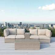 Stylish Modular Wicker Patio Seating Group - R&R Furniture Gallery (Fountain Valley, CA)