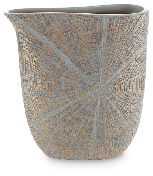 Signature Design by Ashley Ardenley Vase, decorative ceramic vase with a sleek, modern design for home décor.