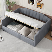 Modern Upholstered Daybed With Underneath Storage - R&R Furniture Gallery (Fountain Valley, CA)