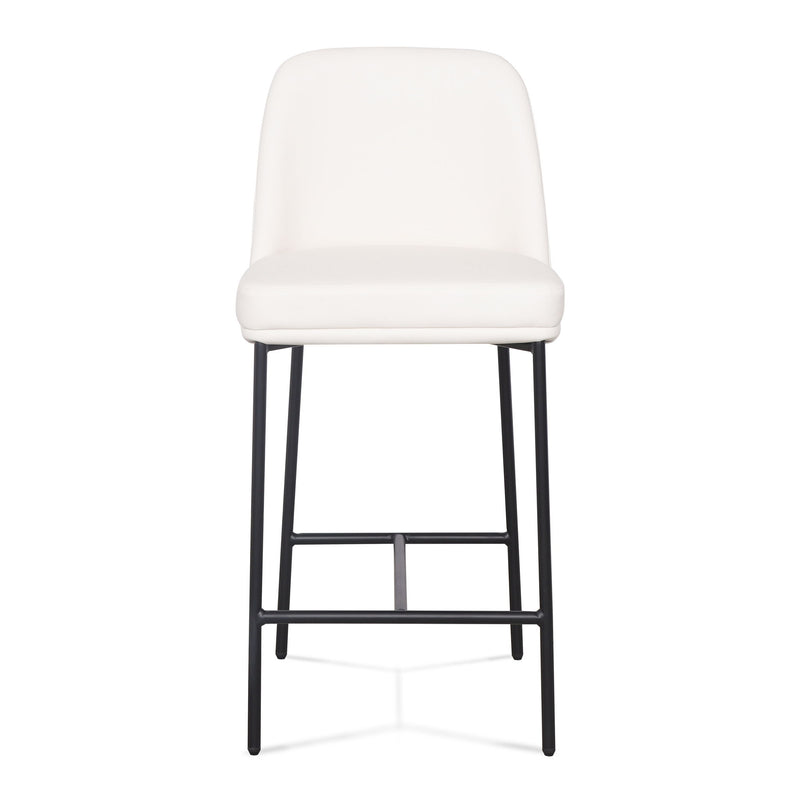 Pair of TOV Furniture Sydney counter stools set, featuring modern design with wooden legs and cushioned seats for kitchen or bar use.