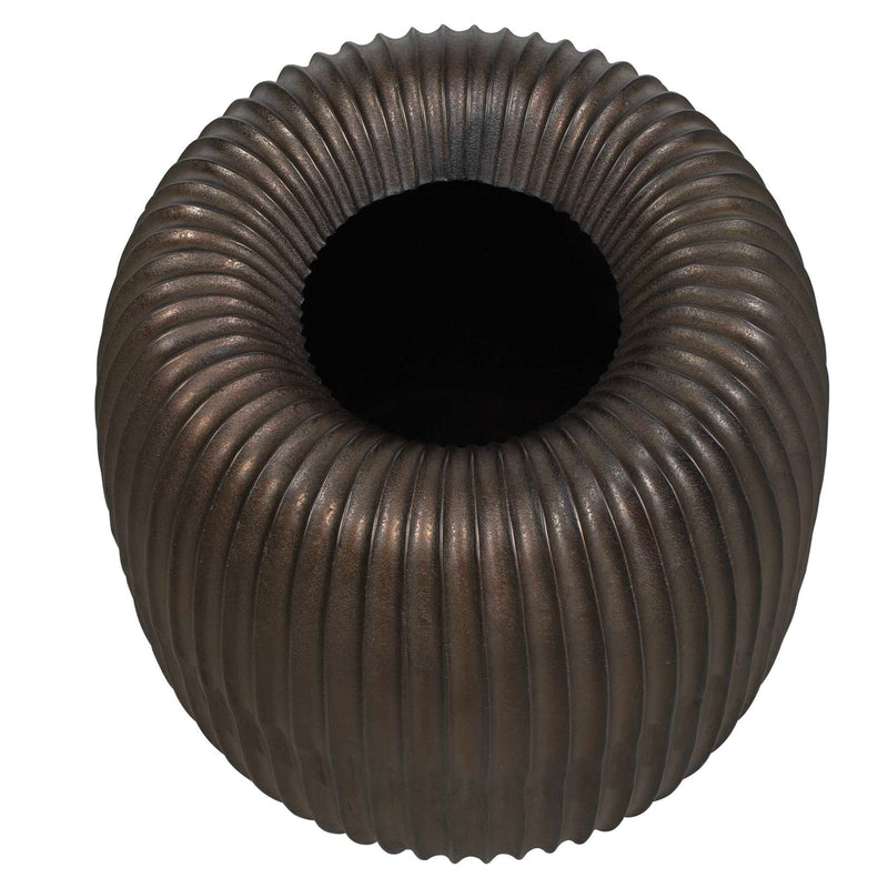 Vector Ridge - Indoor-Outdoor Planter - Bronze