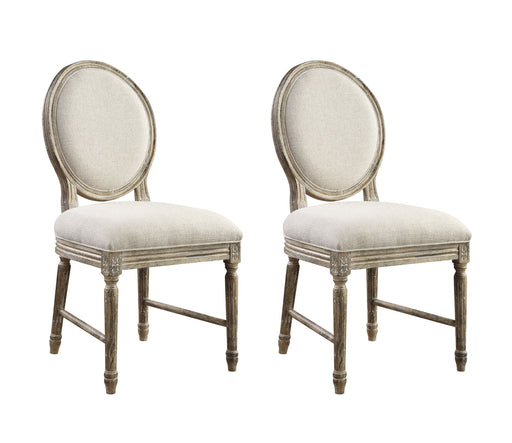 Upholstered Dining Chairs (Set of 2) - Brown - R&R Furniture Gallery (Fountain Valley, CA)