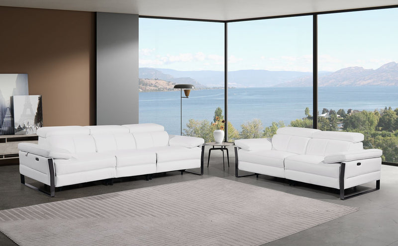 1246 - Modular Power Dual Reclining Sofa And Loveseat Set With Power Headrests - R&R Furniture Gallery (Fountain Valley, CA)