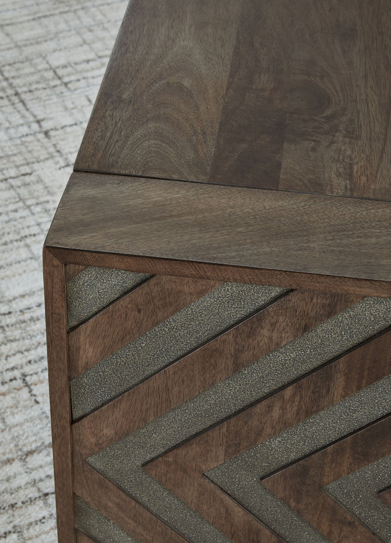 Dreggan - Rectangular Cocktail Table - Brown - R&R Furniture Gallery (Fountain Valley, CA)