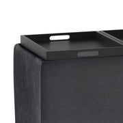Avalon - Multi Functional Storage Ottoman - R&R Furniture Gallery (Fountain Valley, CA)