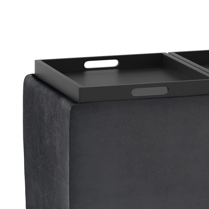 Avalon - Multi Functional Storage Ottoman - R&R Furniture Gallery (Fountain Valley, CA)