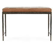 Malo - 28" Leather Bench - R&R Furniture Gallery (Fountain Valley, CA)